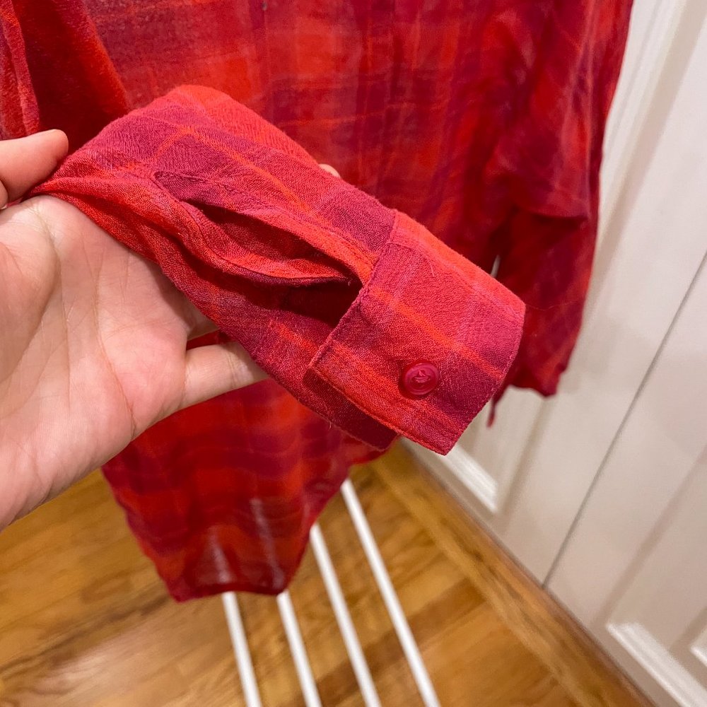 Loft Red Blouse - Picture 6 of 6
